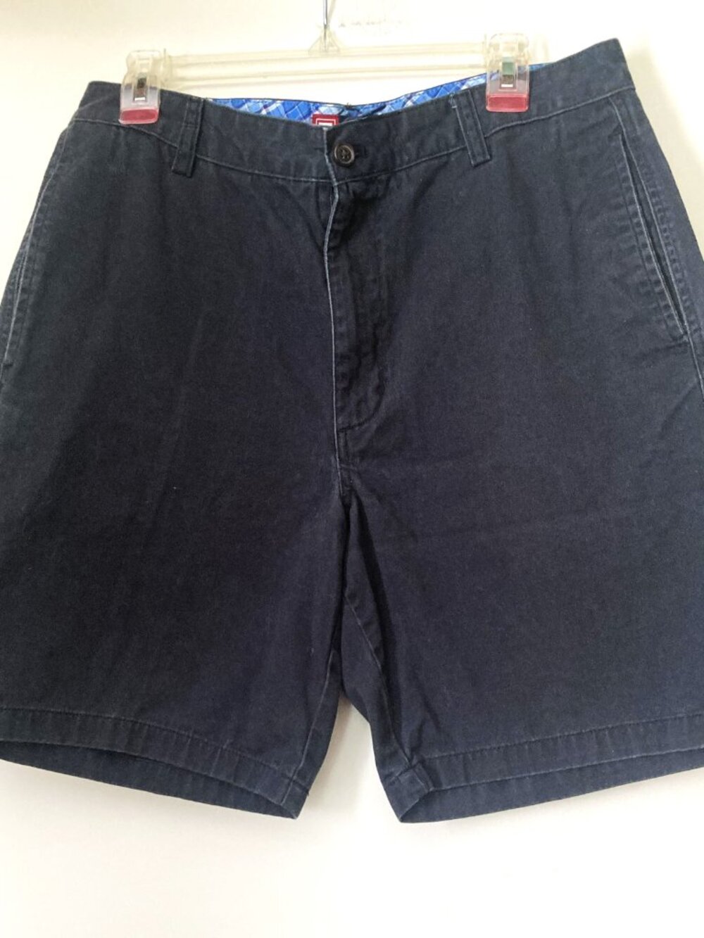 Chaps Men's Navy Dark Cargo Shorts, Size 34